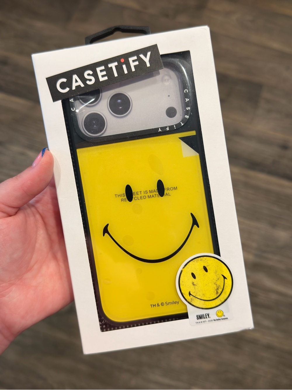 Casetify Smiley Yellow Phone Case